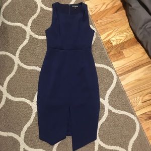 Express Cocktail Dress with Front Slit